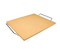Ibili 784338 - Pietra per pizza, rettangolare,38 cm x 30 cm x 1 cm, colore: arancione