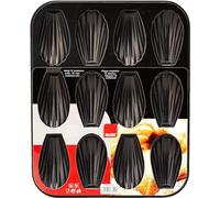 Ibili 820502-Stampo Per 12 Mini Muffin Moka - Nero - 25,9 x 20,9 x 1,4 cm