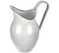 IBILI 903425 Caraffa pompata in acciaio smaltato vetrificato 2,5 l Bianco