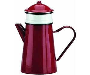 Ibili, 910815, Bricco per caffè con filtro, Rosso (Rot)