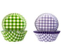 IBILI Baking Cup Set, Paper, Purple/Green/White, 24 x 12 x 5 cm