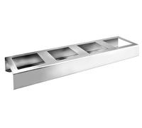 IBILI Base for Pyramid/Half-Sphere Mould, Stainless Steel, Silver, 40 x 10 x 5 cm