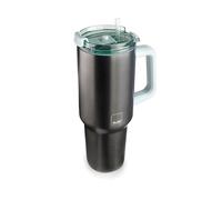 IBILI - Bicchiere con manico Go 900 ml, acciaio inossidabile 18/10, doppia parete, riutilizzabile