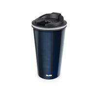 IBILI Bicchiere termico blue 410 ml, acciaio inox, doppia parete, riutilizzabile, tazza da caffè