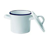 IBILI OLLA Mini con TAPA Blanca 10 CM, forja, Argento