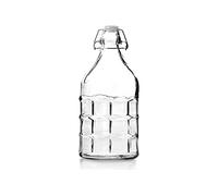 IBILI Borraccia 1 l, vetro, riutilizzabile, modello casuale