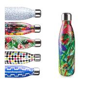 IBILI Borraccia termica a doppia parete tropic 350 ml, acciaio inox 18/10, doppia parete, riutilizzabile