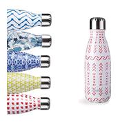 IBILI Borraccia termica a doppia parete tropic 350 ml, acciaio inox 18/10, doppia parete, riutilizzabile