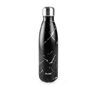 IBILI Borraccia termica black marble 500 ml, acciaio inox 18/10, doppia parete, riutilizzabile