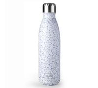 IBILI Borraccia termica spring blue 500 ml, acciaio inox 18/10, doppia parete, riutilizzabile