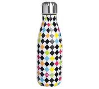 IBILI Borraccia termica a doppia parete arlequin 500, acciaio inox 18/10, doppia parete, riutilizzabile