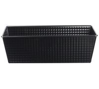 Ibili Cake Mould Moka Rectangular 25x8 cm, rolled steel plate, Black, 25 x 8 x 8