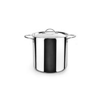 IBILI, Casseruola super alta con coperchio Noah, 18 cm, acciaio inox 18/10, adatta all’induzione.