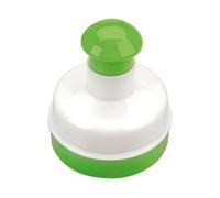 IBILI MOLDE HAMBURGUESA-Redondo, Bianco/Verde, 11 x 11 x 10 cm