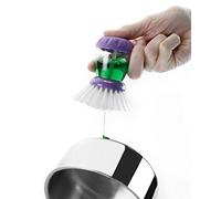 Ibili Cleaning Brush for Pots with Dispenser, Multi-Color, 30 x 10 x 8.5 cm