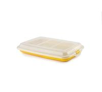 IBILI - Conico per Salsicce e Salumi Giallo 24.8 x 14.4 cm, in Plastica senza BPA, Riutilizzabile