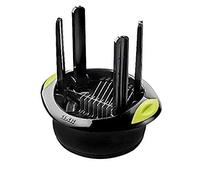 IBILI Easycook CORTADOR DE LIMONES Media Luna, Stainless Steel, Nero/Verde, 17 x 16 x 13 cm