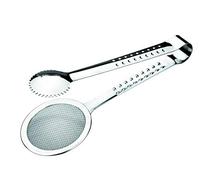 IBILI Frying Tongs 23 cm of Stainless Steel, Silver, 23 x 7 x 7 cm