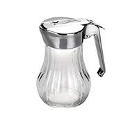 IBILI DISPENSADOR DE Miel, Stainless Steel, Trasparente/Argento, 8 x 8 x 15 cm