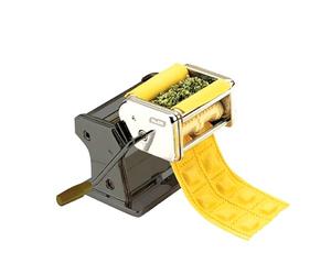 Ibili IB-725404 Accessorio ravioli per Macchina Pasta Ibili 773100, Acciaio inossidabile, Argento, 17 x 12 x 8 cm