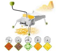 IBILI Julienne Mill Set Easycook 25x12 cm, Stainless Steel, White/Green/Silver, 12 cm