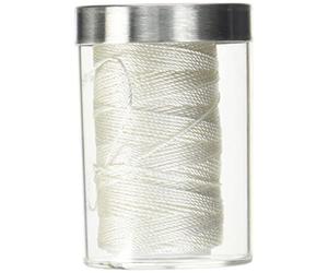 IBILI Kitchen String 6 m with Dispenser, Rayon, White/Transparent/Grey, 4 x 4 x 8 cm