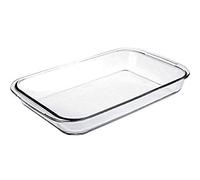 IBILI Vassoio Rettangolare Kristall, Dimensioni esterne: 34 x 21 x 6 cm, Trasparente