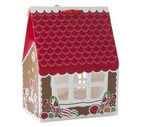IBILI Little House Box for Cookies/Sweets of Paper, Multi-Colour, 19 x 15 x 1 cm