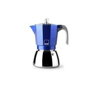 IBILI - Macchina per caffè espresso Elba Blue, 6 tazze, 300 ml, Alluminio press