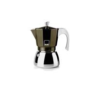 IBILI - Macchina per caffè espresso Elba Coffee, 3 tazze, 150 ml, alluminio pressofuso, base in acciaio inox, con riduttore per 2 tazze Adatto per induzione