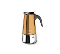 IBILI - Macchina per caffè espresso Moca Cupra, 10 tazze, 460 ml, Acciaio inossidabile, Adatto per induzione