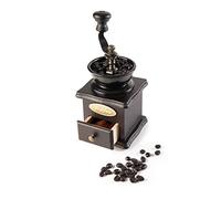 IBILI Macina caffè regolabile, legno e acciaio, marrone scuro, retrò