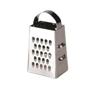 Ibili Mini Grattugia a 4 Facce, Acciaio Inossidabile, Argento