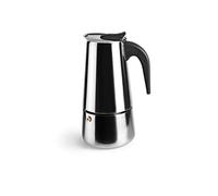IBILI Moka express, 4 tazze, 185 ml, acciaio inossidabile, adatta per piani di cottura a induzione