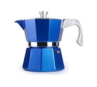 IBILI Moka express Evva Blue, 12 tazze, 600 ml, alluminio fuso, adatta per l’induzione