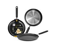 IBILI, Padella da crepes fusion, 26 cm, alluminio, antiaderente, adatta per i piani a induzione.