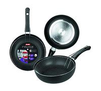 IBILI, Padella friggitrice con cestello Inducta, 24 cm, alluminio, antiaderente, adatta per l’induzione.
