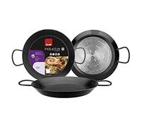 IBILI, Padella per paella Inducta, 38 cm, alluminio, antiaderente, 8 porzioni, adatta ai piani a induzione.