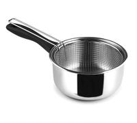 IBILI, Pentolino con cestello Induktion, 18 cm, acciaio inox, adatto per induzione, friggitrice.