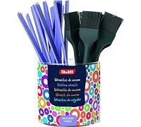 IBILI Pinza (Bote PINCEL+ 10 PINZAS, Stainless Steel, Multicolore, 30 x 5 x 2 cm, 20 unità