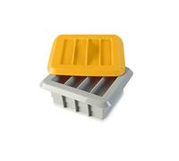 IBILI Kit para BARRITAS ENERGETICAS Melocoton, Grey/Orange, 15 x 7 x 7 cm