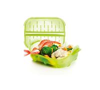 Ibili - Recipiente Vapor H-Glass Ibili Verde 25 x 17 x 10 cm.