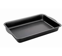 IBILI Roasting Pan Moka 36x24x5 cm, Rolled Steel Plate, Black, 36 x 24 x 5 cm