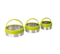 IBILI Set 3 CORTAPASTAS LISOS C/ASA ESTAÑADOS