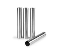 IBILI Set 4 MOLDE CANUTILLO, Stainless Steel, Metallo, 25 x 13 x 2 cm, 4 unità