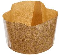 IBILI Set 5 MOLDE PANETTONE 900 GR, Stainless Steel, Marrone, 18 x 18 x 12 cm, 5 unità