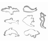 IBILI Set 7 CORTAPASTAS ANIMALES Mar ESTAÑADO