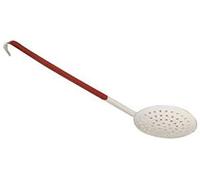 IBILI Skimmer 10 cm of Enamelled Steel in White/Red, 20 x 10 x 10 cm