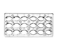 Ibili Stampo Pralinato magnetico, in policarbonato chiaro 30 x 14 x 2 cm, argento, 30 x 14 x 2 cm
