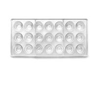 Ibili Stampo Pralinato magnetico, in policarbonato chiaro 30 x 14 x 2 cm, bianco, 30 x 14 x 2 cm